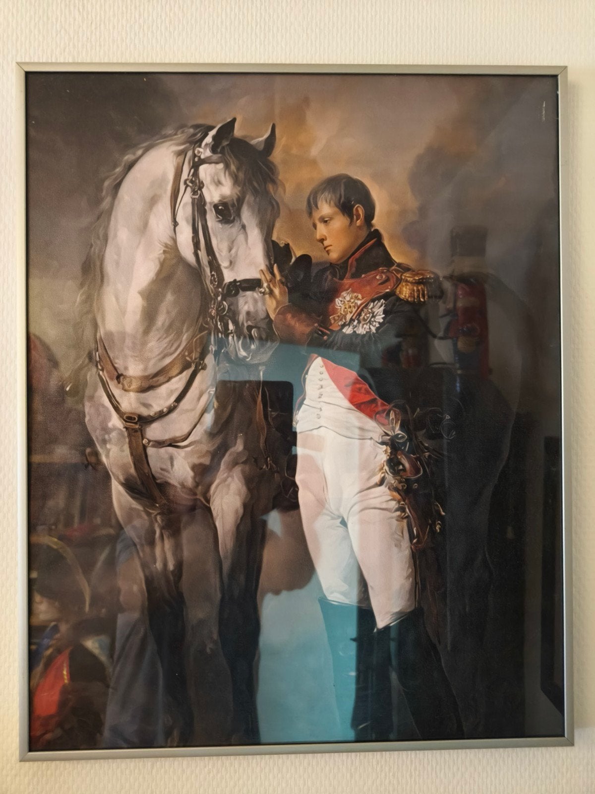 Klassiek schilderij: Napoleon Bonaparte te paard, Ophalen of Verzenden, Landmacht, Nederland