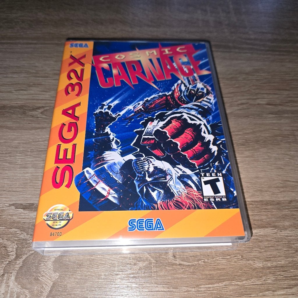 Cosmic Carnage Sega 32X Game Case, Verzenden, 1 speler, Zo goed als nieuw, Vanaf 3 jaar