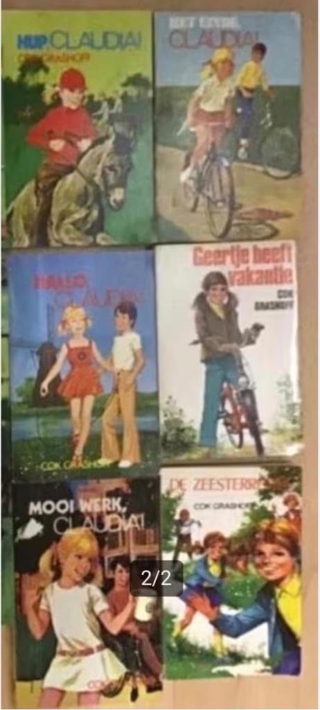 7 uitgaves Claudia door Cox Grashoff + 2 extraatjes, Ophalen of Verzenden, Gelezen, Fictie algemeen