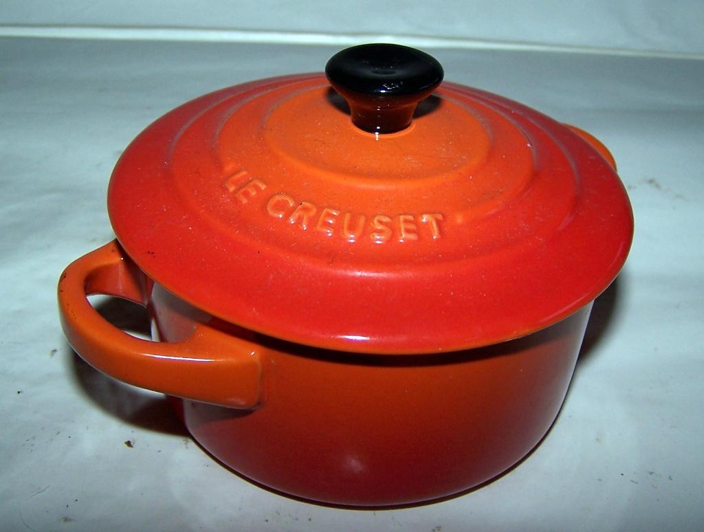 Mooi ovenpannetje Le Creuset. Nieuw. Diameter 10cm., Ophalen of Verzenden, Nieuw, Overige materialen, Overige typen