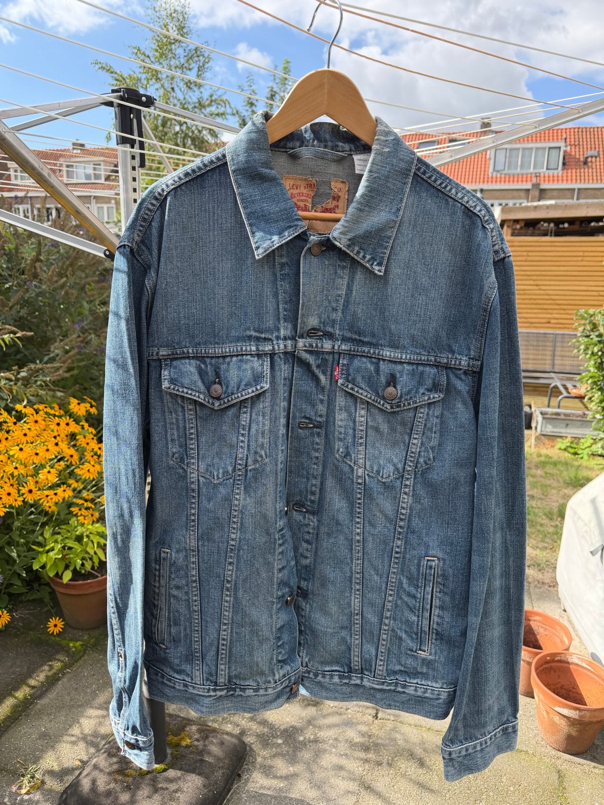 Levi's spijkerjack XL, Ophalen of Verzenden, Zo goed als nieuw, Maat 56/58 (XL), Blauw