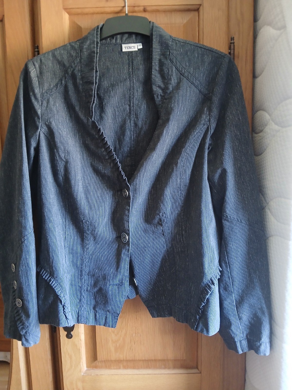 Prachtig jasje van Tence in maat 46., Ophalen, Blauw, Zo goed als nieuw, Jasje