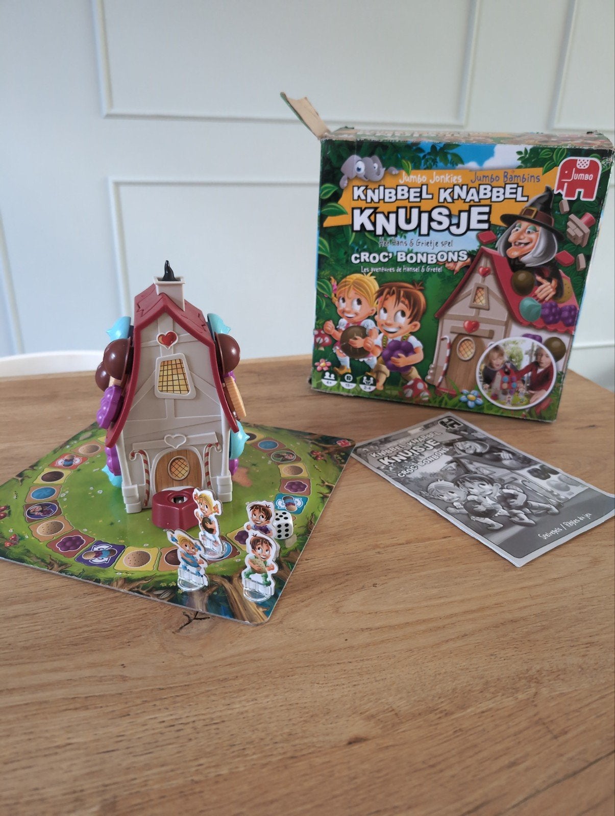 Jumbo Knibbel Knabbel Knuisje Hans & Grietje spel, Hobby en Vrije tijd, Gezelschapsspellen | Bordspellen, Een of twee spelers