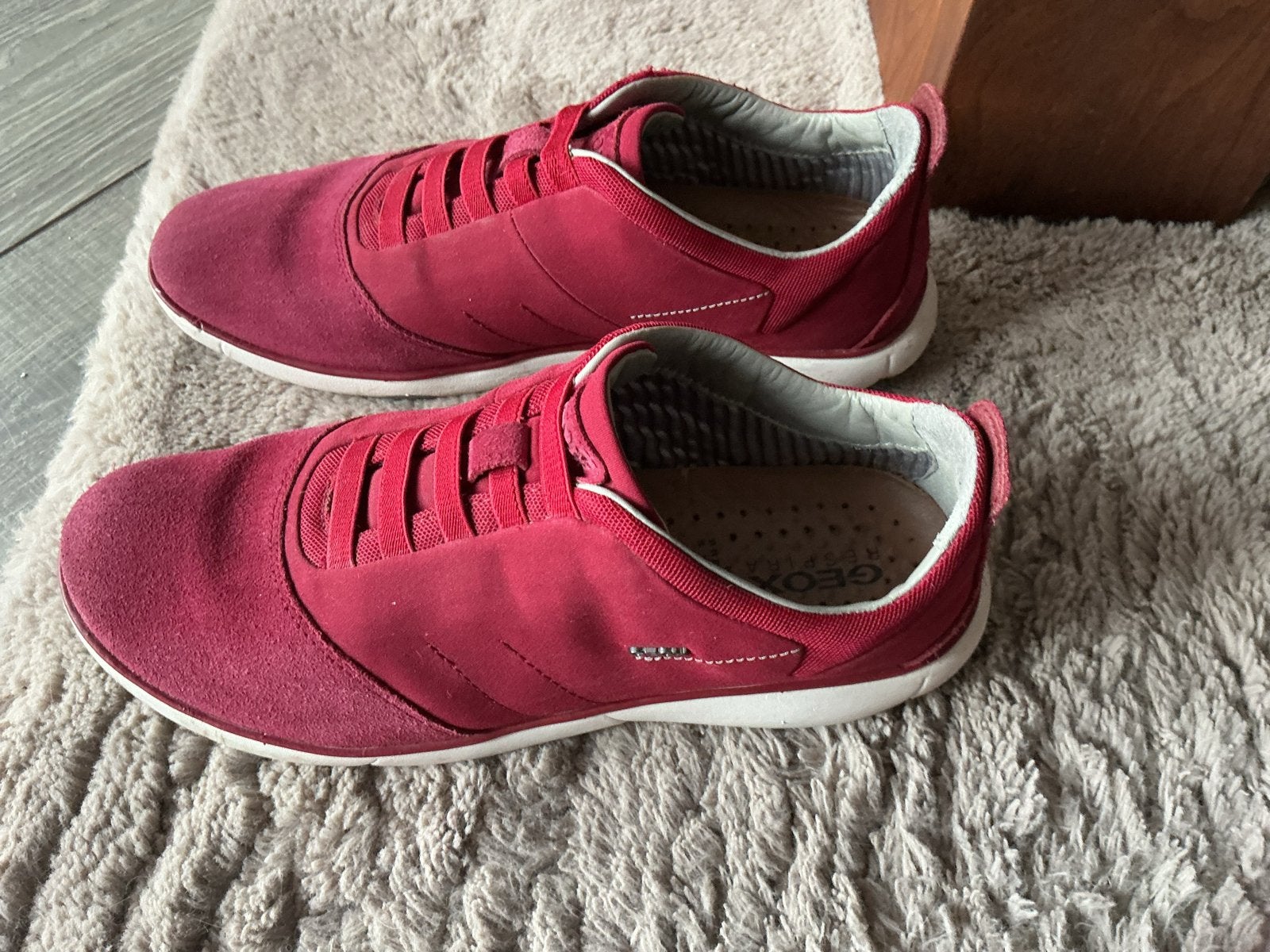 Geox Respira sneakers - Rood - Maat 42, Ophalen of Verzenden, Gedragen, Rood, Sneakers of Gympen