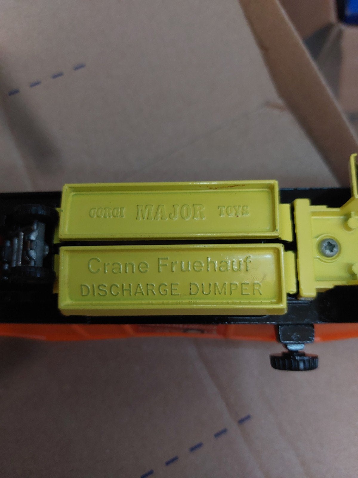Corgi Major Toys Crane Fruehauf Discharge Dumper, Ophalen of Verzenden, Gebruikt
