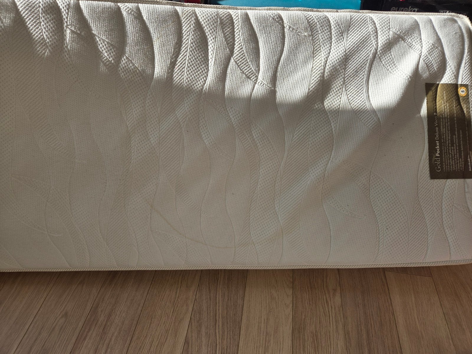 Gold Pocket Deluxe Matras - in goede staat, Ophalen, Gebruikt, Eenpersoons, 80 cm