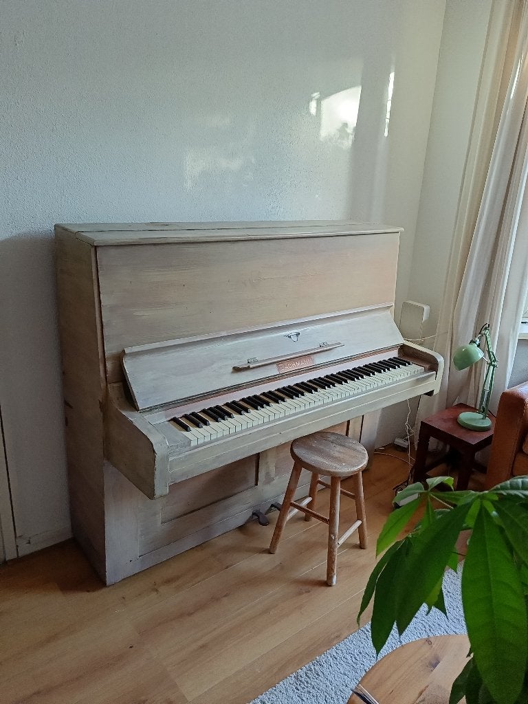 Staande Bachmann Piano, Muziek en Instrumenten, Piano's, Ophalen, Gebruikt, Overige kleuren, Piano