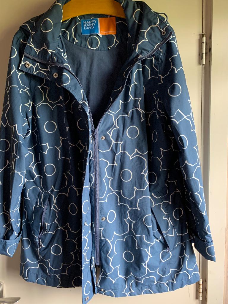 Dames zomer/regenjas van Happy Rainy Days, Blauw, Maat 46/48 (XL) of groter, Happy Rainy Days, Ophalen of Verzenden