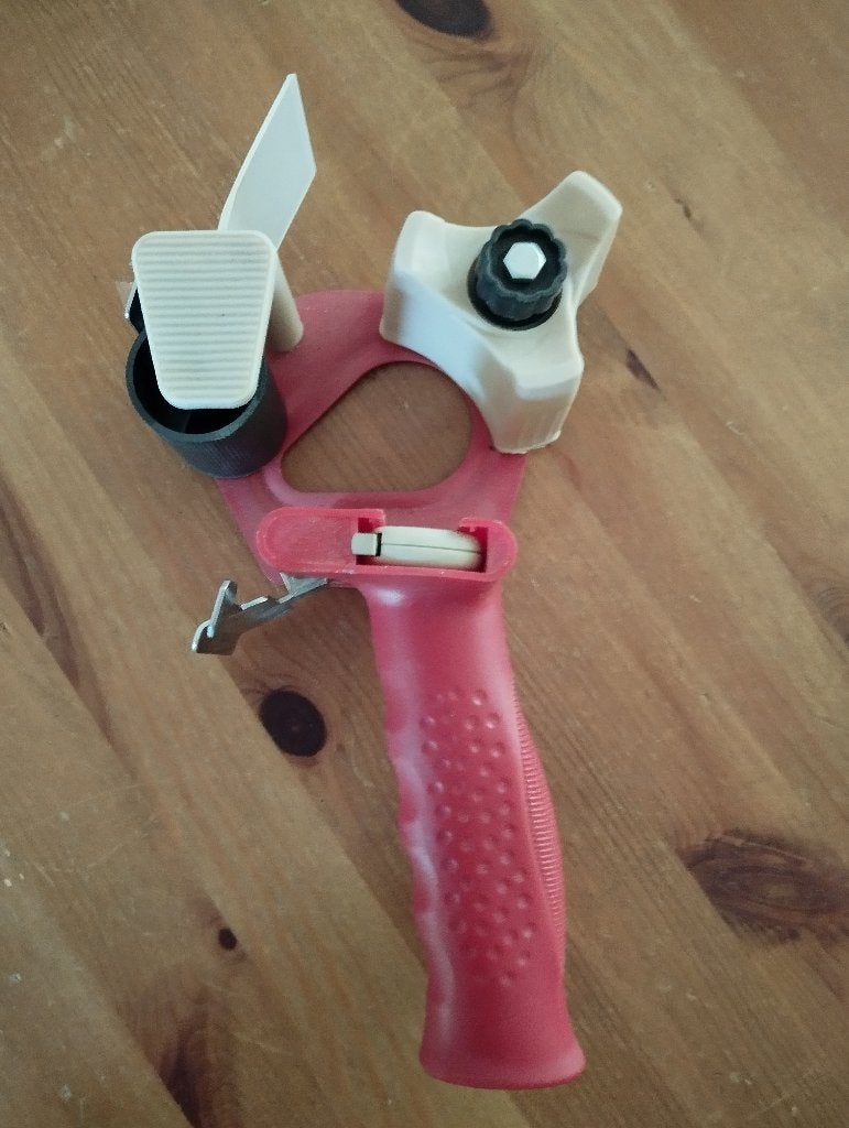 Tapedispenser,  plakbandroller, 50 mm, zware kwaliteit, Ophalen of Verzenden, Gebruikt, Gereedschap of Toebehoren