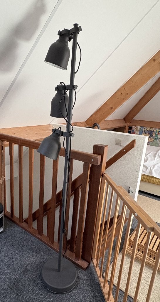 Ikea staande lamp Hektar, Ophalen of Verzenden, Zo goed als nieuw, 150 tot 200 cm