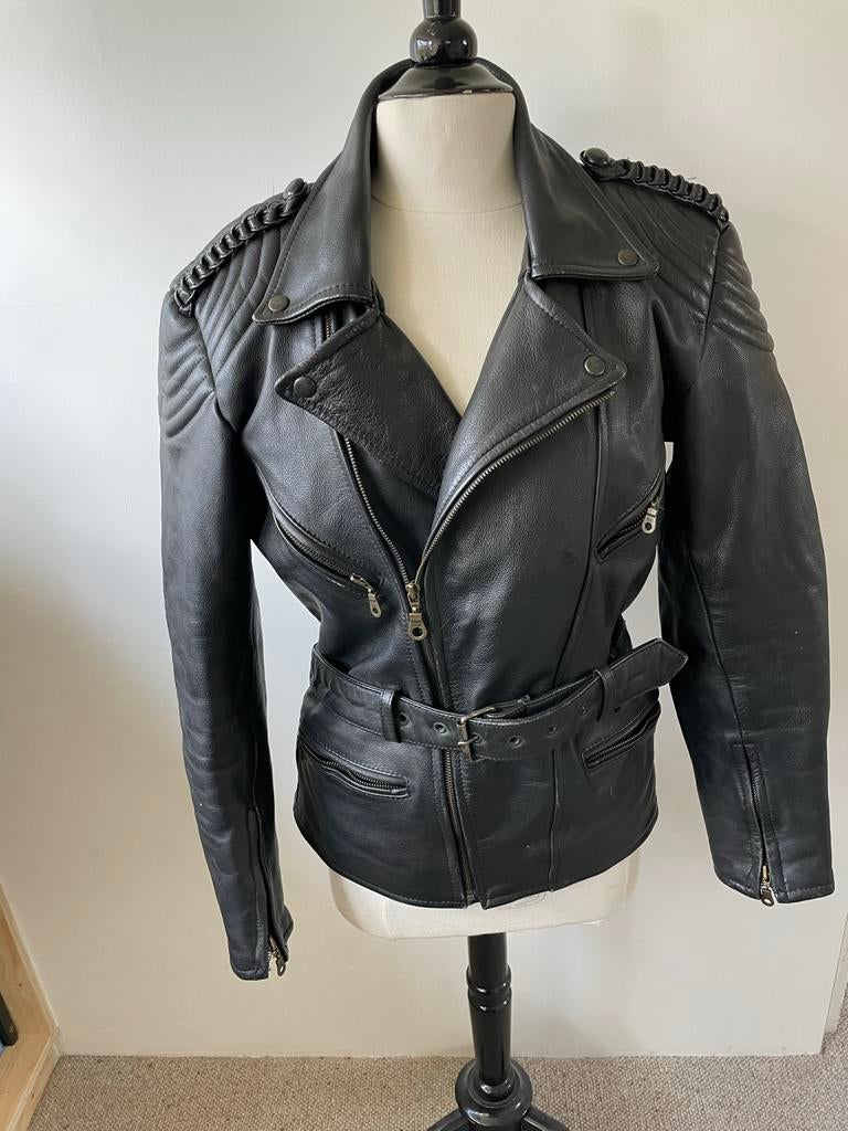 Dames Akito leren motorjas - Maat 48 (EU), Motoren, Kleding | Motorkleding, Ophalen of Verzenden, Tweedehands, Dames, Jas | leer