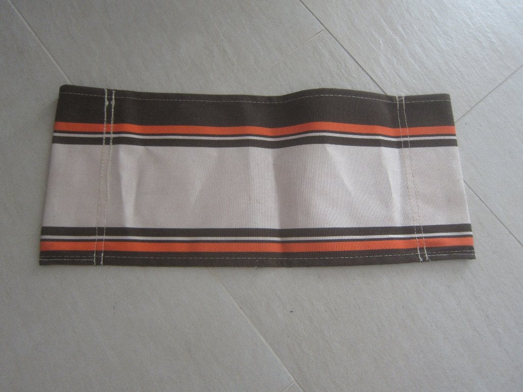 camping krukje vintage origineel dikke stof jaren 70 ORANJE, Ophalen of Verzenden, Nieuw, Campingstoel