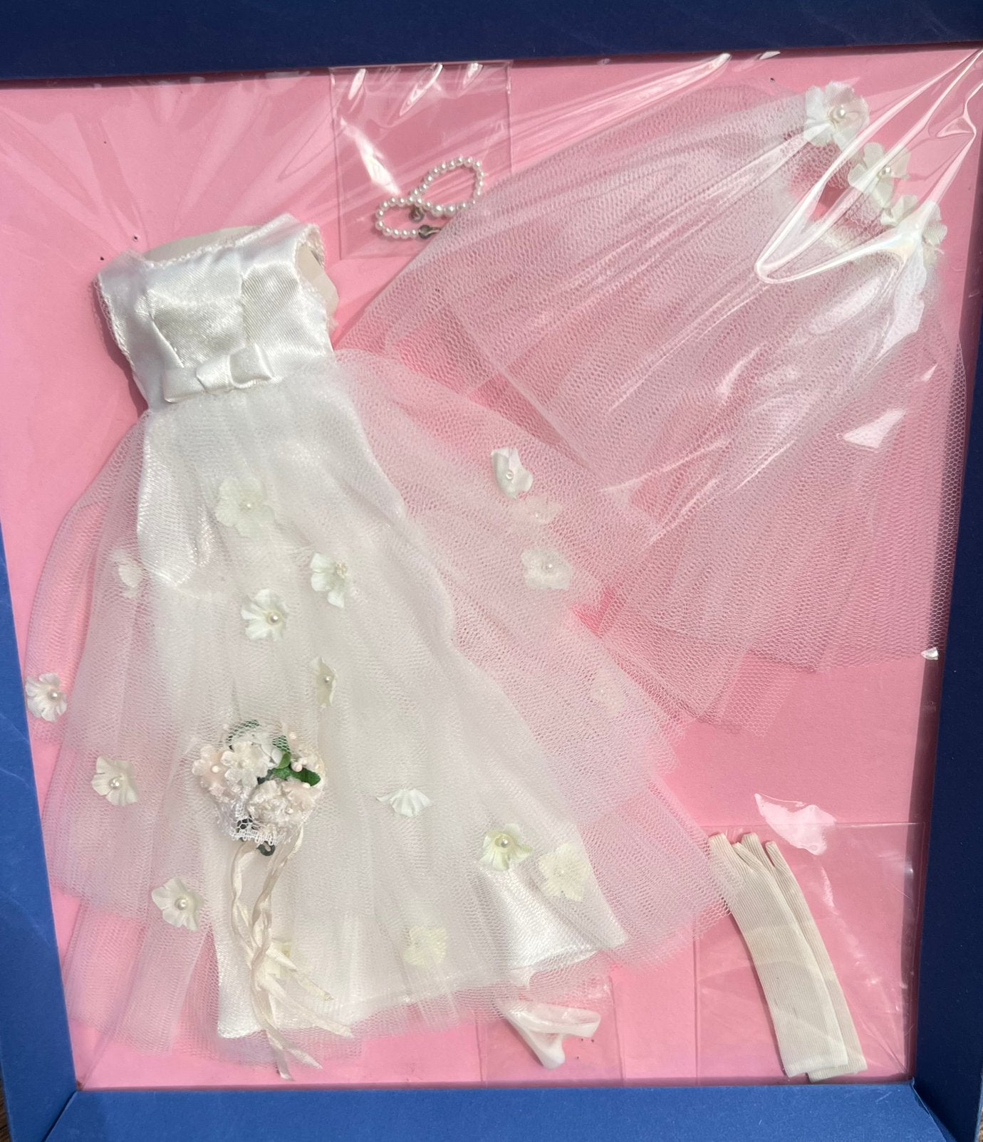 Vintage Barbie Francie Japanese Exclusive Bruidsset, Repro, Verzamelen, Ophalen of Verzenden, Zo goed als nieuw