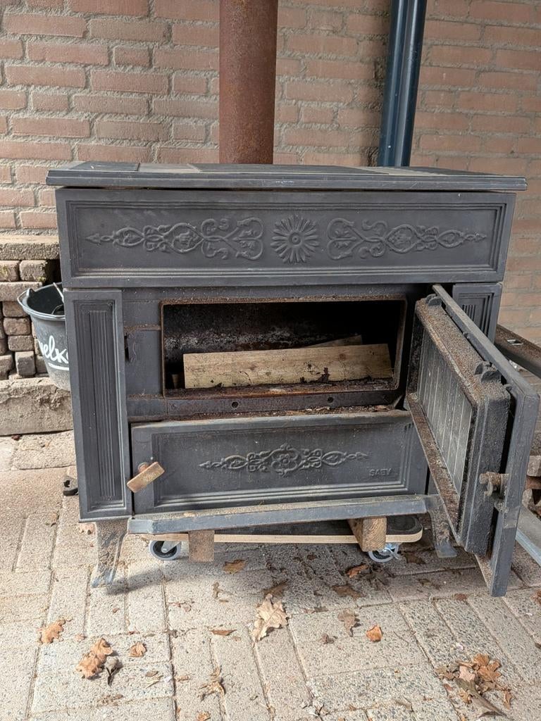 Houtkachel gebruikt, Ophalen, Gebruikt, Hout, Houtkachel