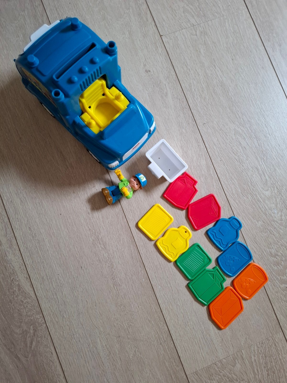 Fisher-Price Little People Vuilniswagen met geluid, Ophalen of Verzenden