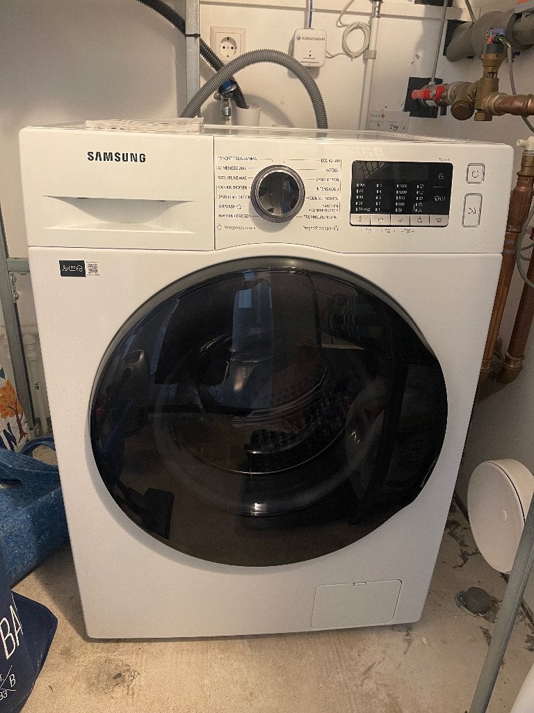 Wasmachine (was-droog combinatie), Witgoed en Apparatuur, Wasmachines, Ophalen, Zo goed als nieuw, 85 tot 90 cm, 1200 tot 1600 toeren