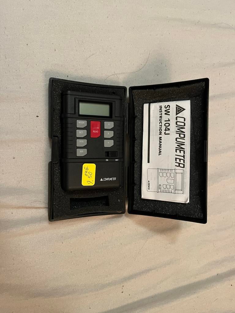 Afstandsmeter met oppervlaktemeting, handleiding en doos, Ophalen of Verzenden, Gebruikt, Afstand