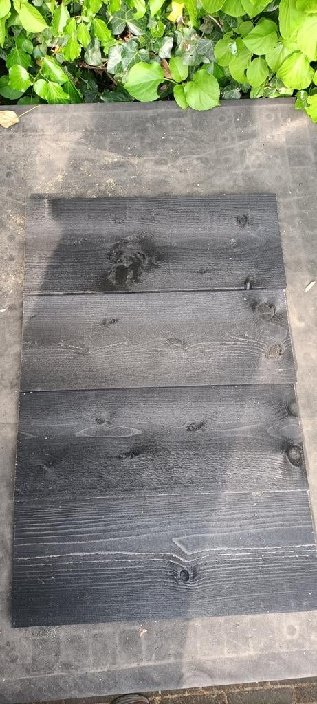 Zweeds Rabat Zwart (36 stuks 48cm), Ophalen, Gebruikt, Minder dan 25 mm, Plank
