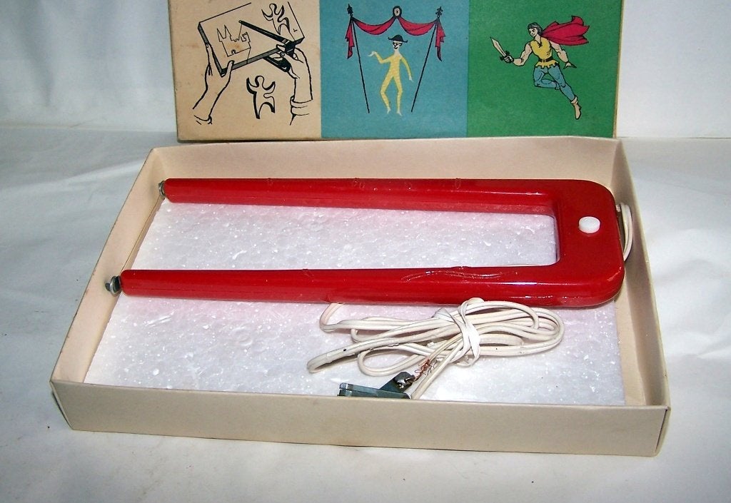 Vintage U Magic Oscar du Jouet draadsnijder voor piepschuim., Overige thema's, Gereedschap of Toebehoren, Zo goed als nieuw, Geschikt voor snijden