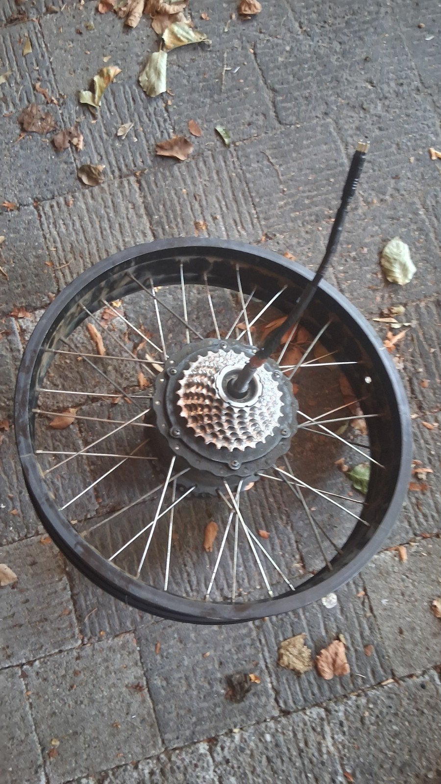Elektrische fiets achterwiel met motor (kapot), Ophalen, Elektrische fiets, Wiel