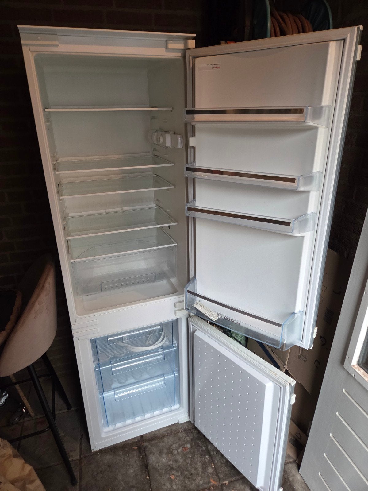 Bosch Koelvries combinatie te koop, Ophalen, Gebruikt, 200 liter of meer, Met aparte vriezer