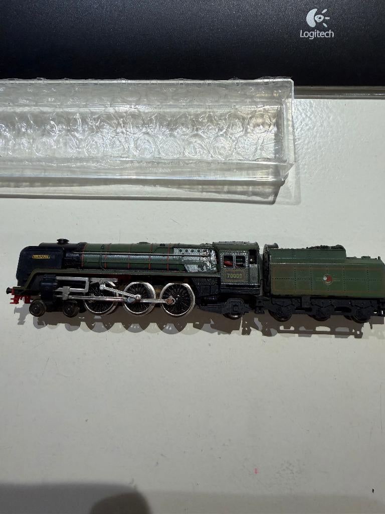 Minitrix 2037 Brittannia 70-000, Hobby en Vrije tijd, Modeltreinen | N-Spoor, Trix, Ophalen of Verzenden, Zo goed als nieuw, Analoog
