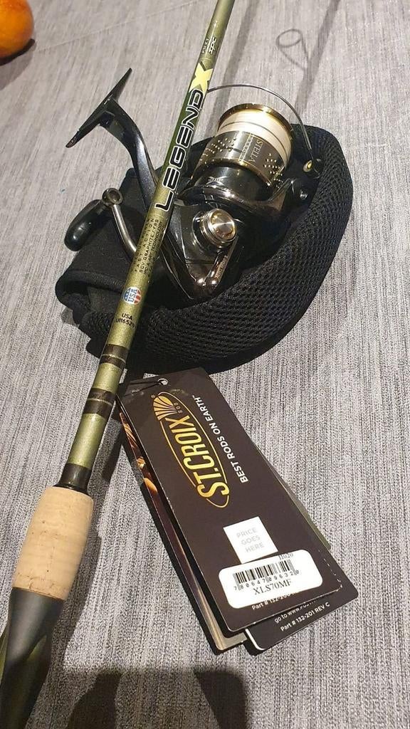 St Croix Legend X 70MF  Topkwaliteit!, Ophalen of Verzenden, Zo goed als nieuw, Werphengel