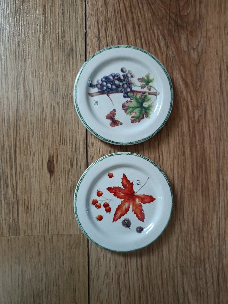 2 Theetips / petitfours schaaltjes van Janneke Brinkman, Overige typen, Nieuw, Ophalen of Verzenden, Overige stijlen