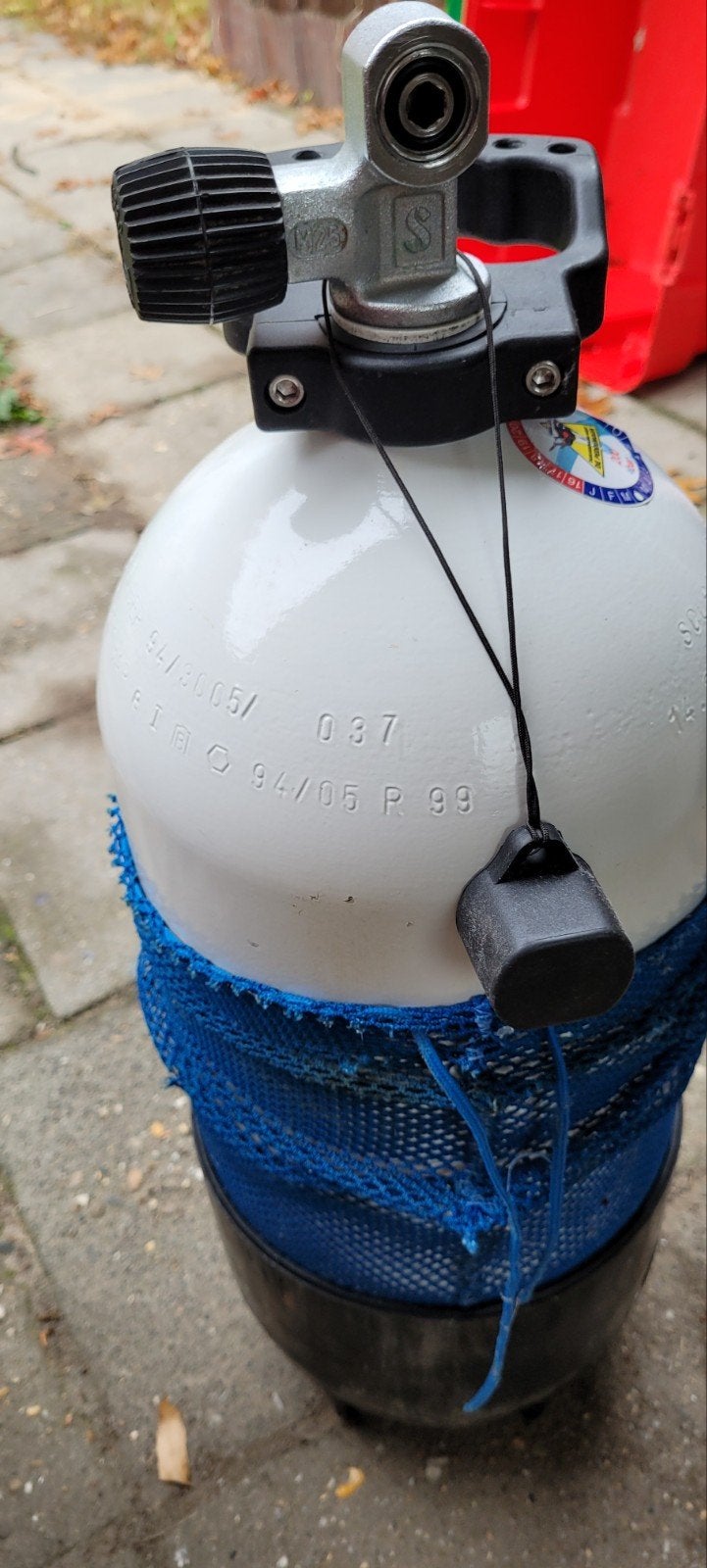 Duikfles bommetje 12 l, Ophalen, Duikfles
