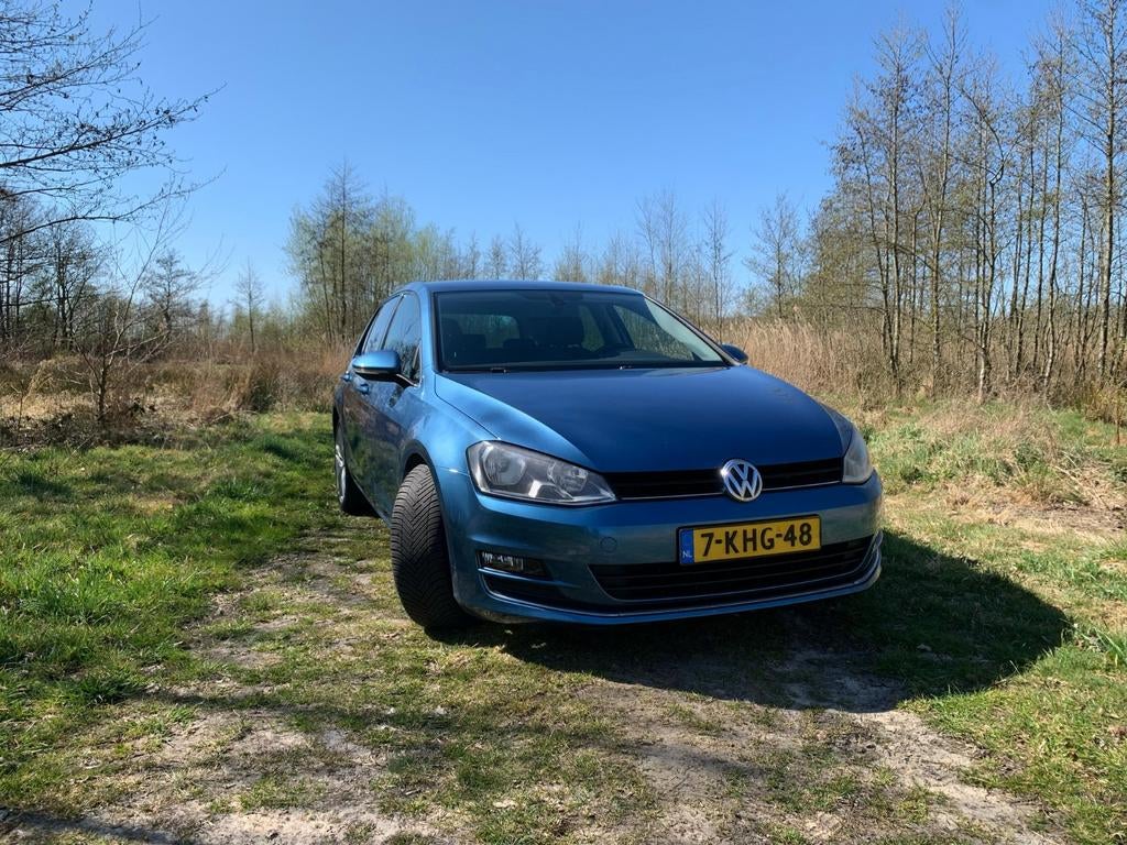 Volkswagen Golf 1.2 TSI 77KW 5D 2013 Blauw, Auto's, Voorwielaandrijving, Euro 5, Zwart, 4 cilinders