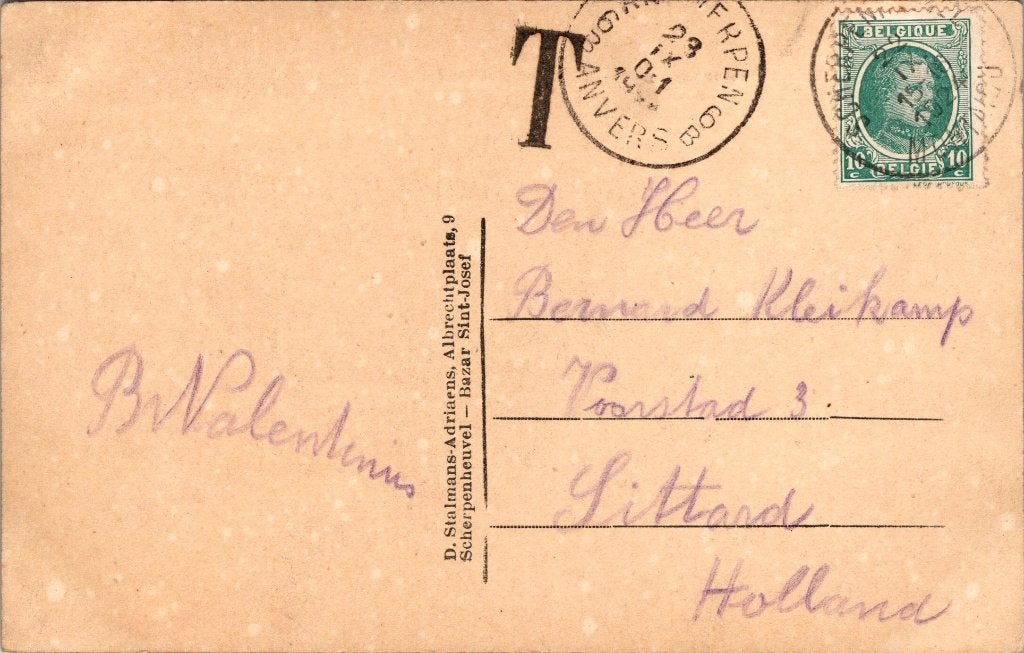 Scherpenheuvel België - 8 antieke postkaarten, Ophalen of Verzenden, 1920 tot 1940, Gelopen, Vlaams-Brabant