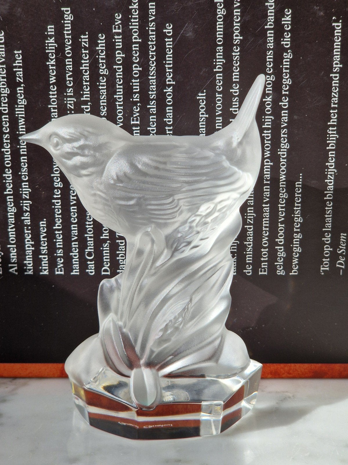 Goebel Crystal Collection Vogelbeeldje 24% Loodkristal, Ophalen of Verzenden