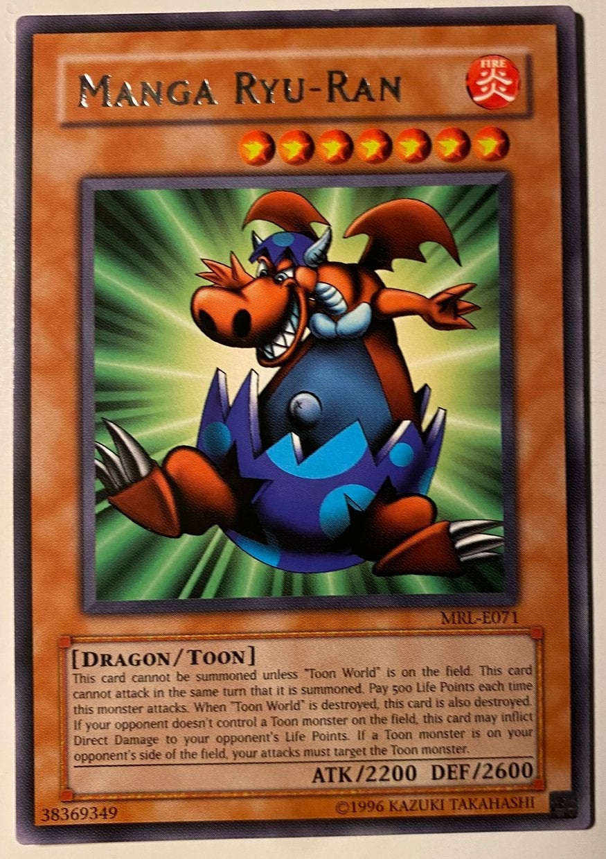 Yu-Gi-Oh! Manga Ryu-Ran MRL Old Rare !, Ophalen of Verzenden, Zo goed als nieuw, Losse kaart
