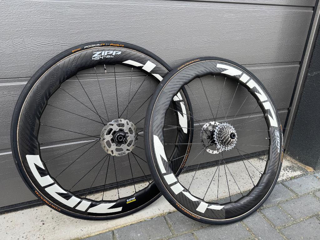 Zipp 454 wielset, Fietsen en Brommers, Fietsonderdelen, Zipp, Overige typen, Ophalen of Verzenden, Zo goed als nieuw