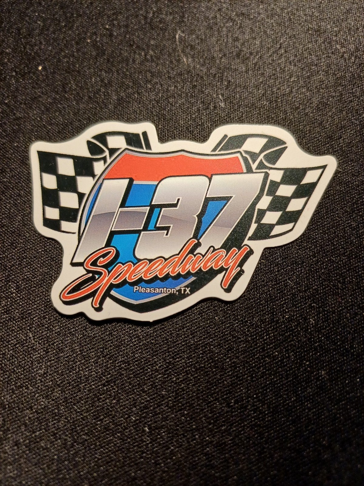 Sticker I-37 Speedway Pleasanton, TX - Dirt Track Racing, Motoren, Ophalen of Verzenden