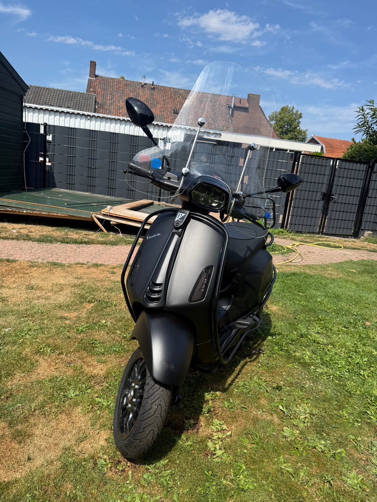 Vespa Sprint Notte Mat Zwart - Goed onderhouden, Ophalen, Gebruikt, Maximaal 45 km/u, Vespa S