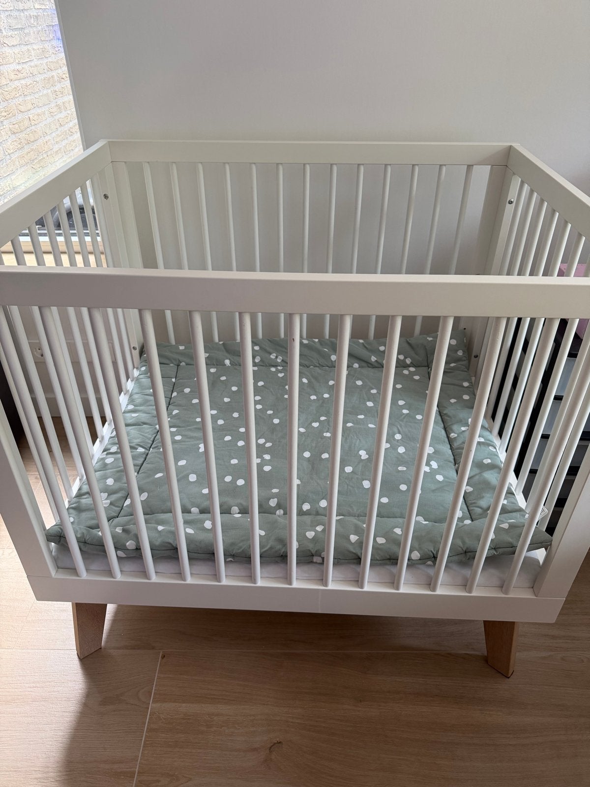 Kidsmill sixties box 80x100 met verstelbare bodem, Ophalen, Gebruikt, Rechthoekig, In hoogte verstelbaar