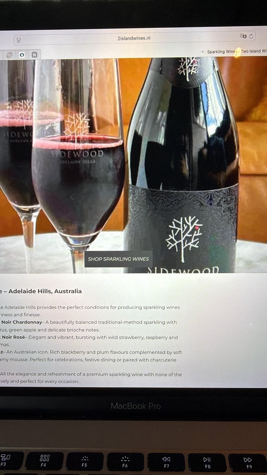 Sidewood Sparkling Shiraz Non-Vintage Adelaide Hills, Overige gebieden, Nieuw, Ophalen of Verzenden, Rode wijn