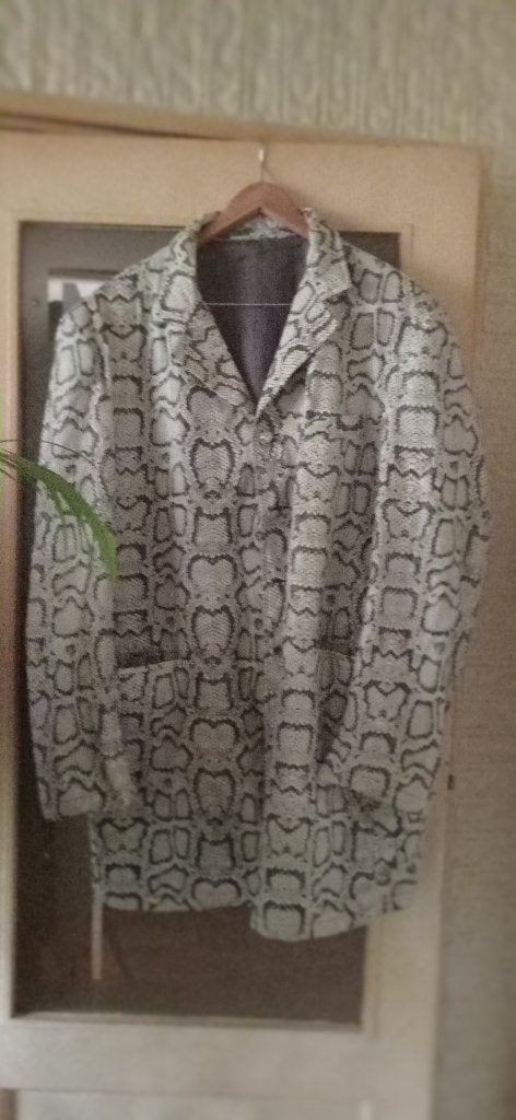 Vera Pelle Nuovo Capitolo Python jas, halflang. Vintage., Overige kleuren, Overige maten, Gedragen, Vera Pelle