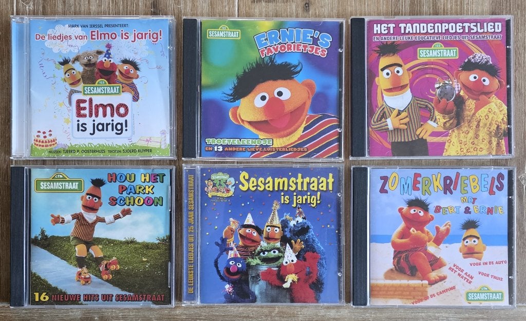 Leuke cd’s van Sesamstraat oa Zomerkriebels, Cd's en Dvd's, Ophalen of Verzenden, Zo goed als nieuw
