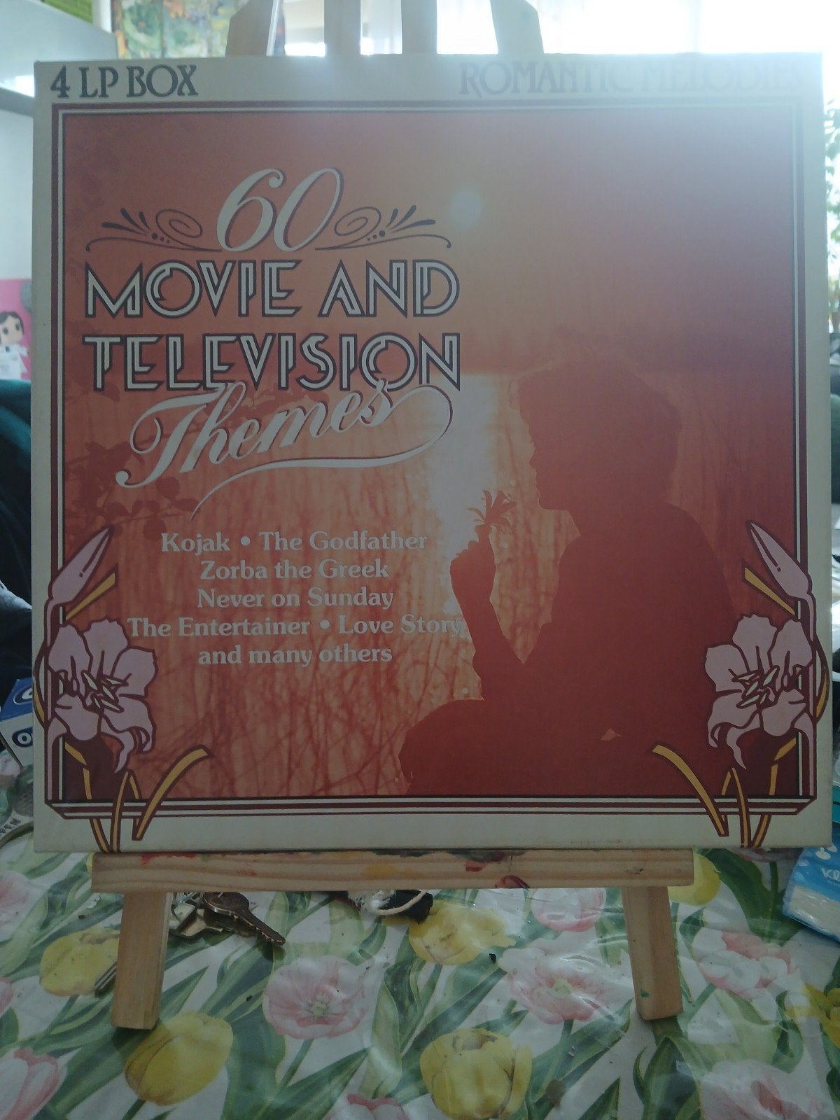 60 Movie and Television Themes - 4 LP Boxset, Cd's en Dvd's, Boxset, Gebruikt, Soundtrack, Ophalen of Verzenden
