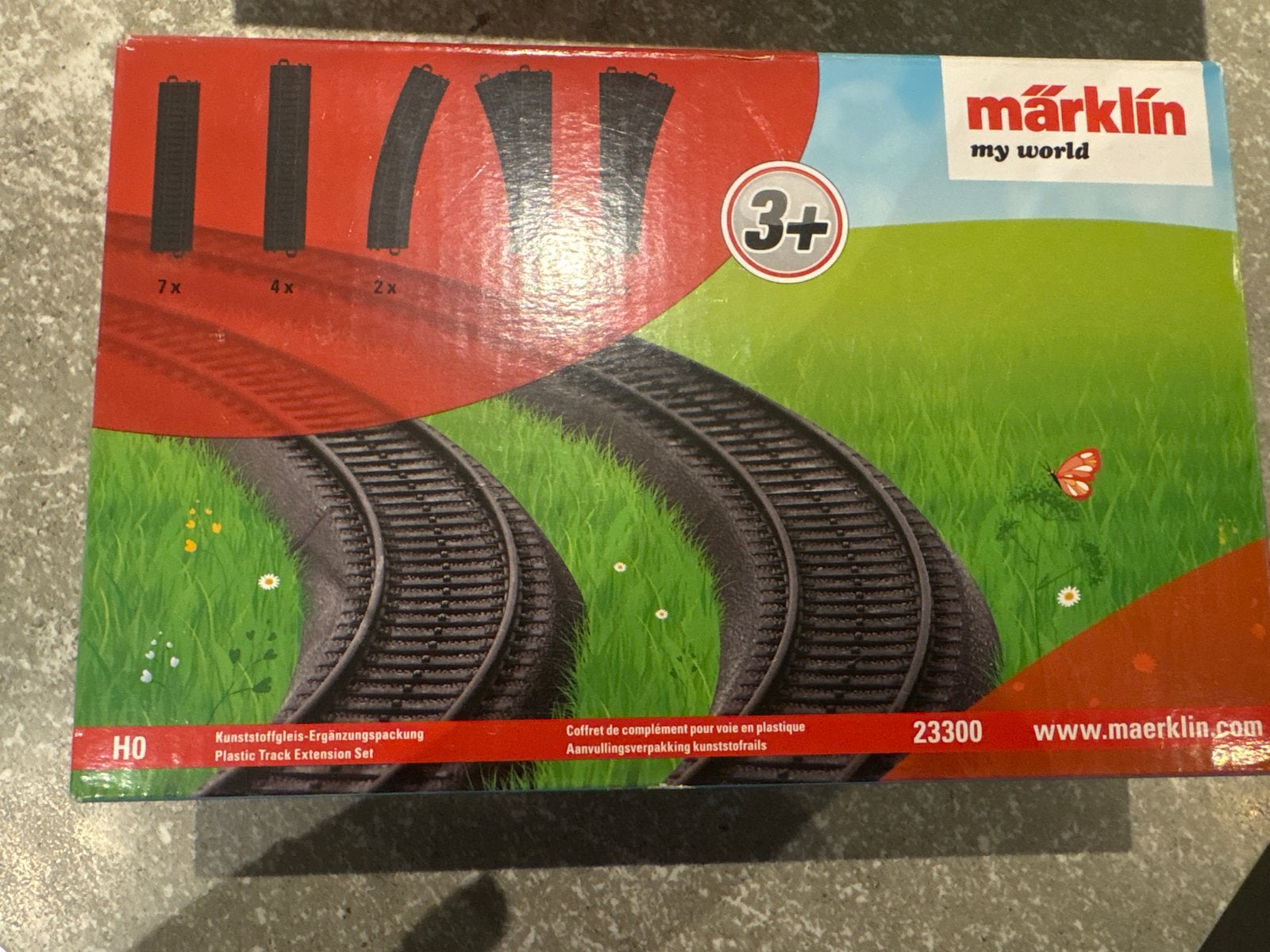 Märklin My World H0 Treinset Uitbreiding en Tunnel, Ophalen, Treinset, Gelijkstroom of Wisselstroom, Nieuw