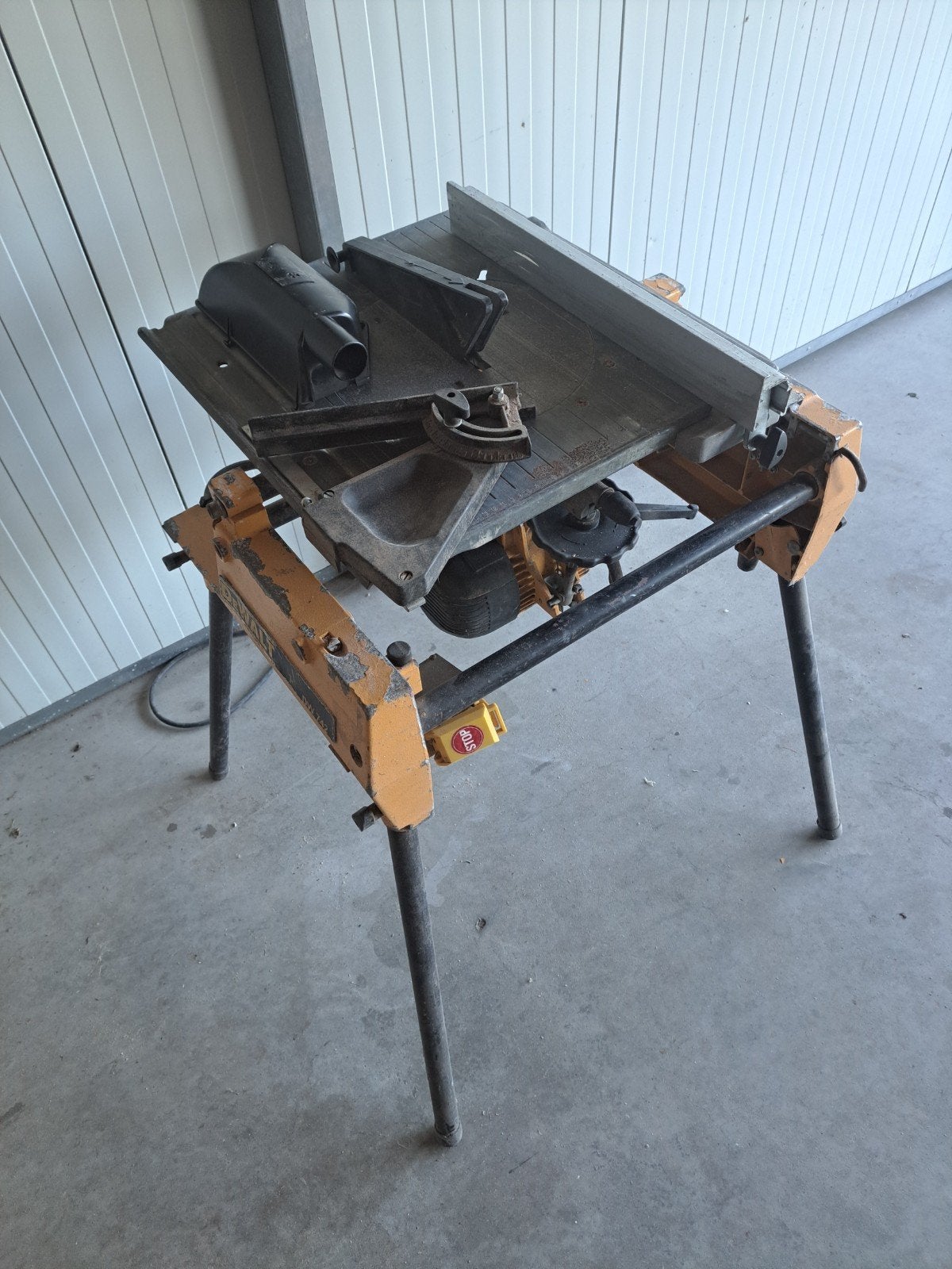 DeWalt DW742 Type 4 Afkortzaag/Cirkelzaag 2.0kW, Doe-het-zelf en Verbouw, Gereedschap | Zaagmachines, Ophalen, Gebruikt, DeWalt