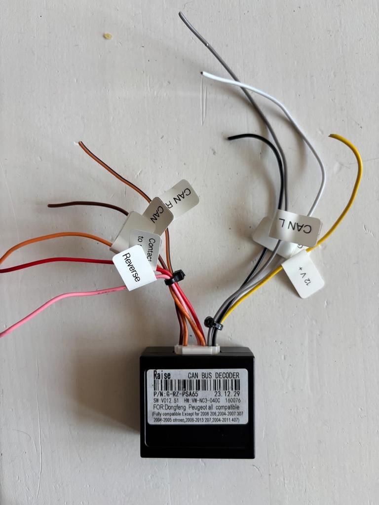 CAN bus decoder PSA (Citroen/Peugeot) voor Android Radio, Auto diversen, Autoradio's, Ophalen of Verzenden, Nieuw