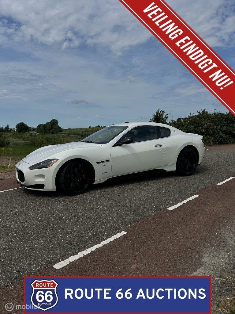 Maserati GranTurismo S | 2009 | Route 66 Auctions, Auto's, Gebruikt, Overige carrosserieën, Zwart, Bedrijf