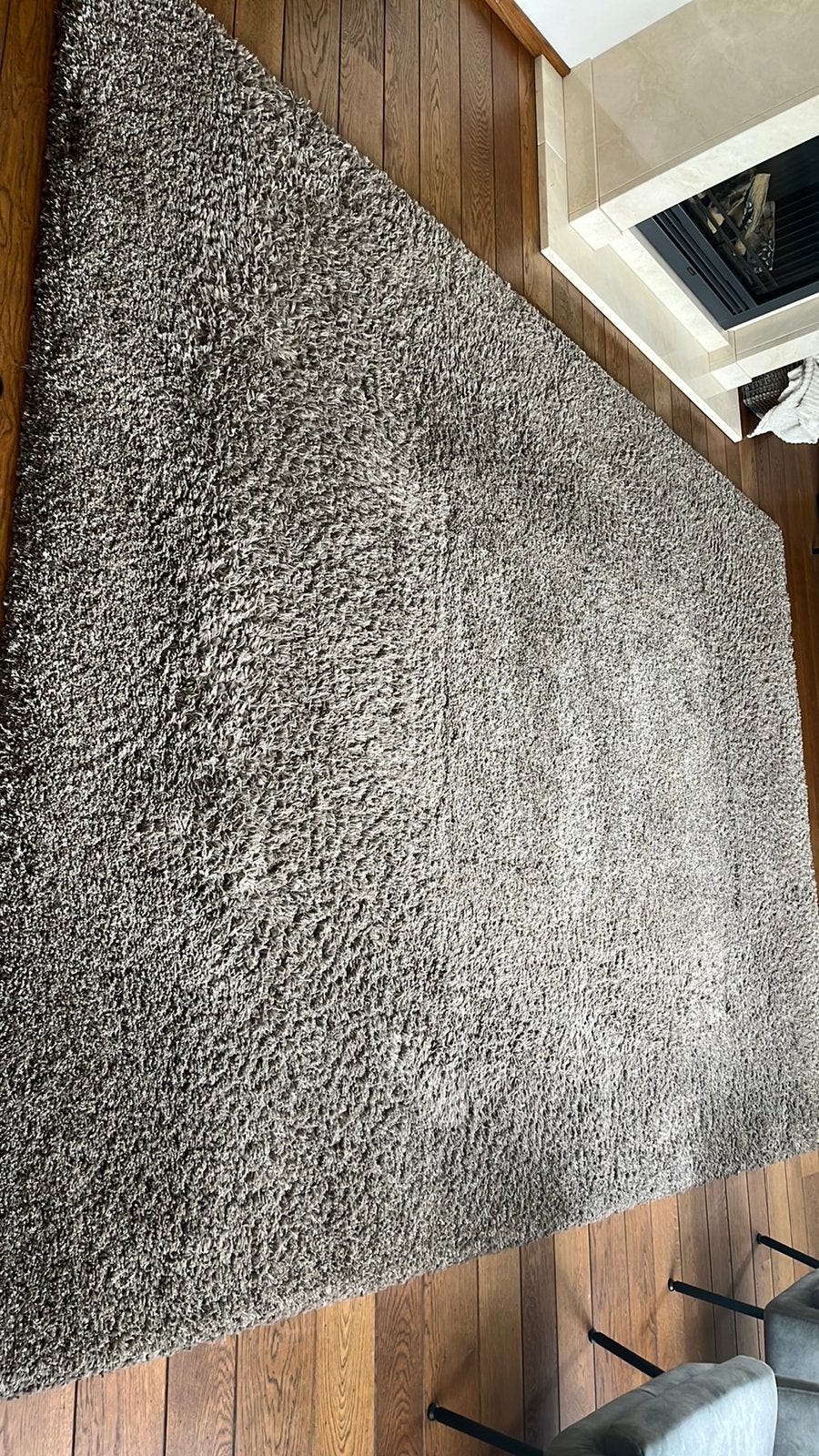 Mooi vloerkleed crème kleurig, Ophalen, 200 cm of meer, Zo goed als nieuw, Crème