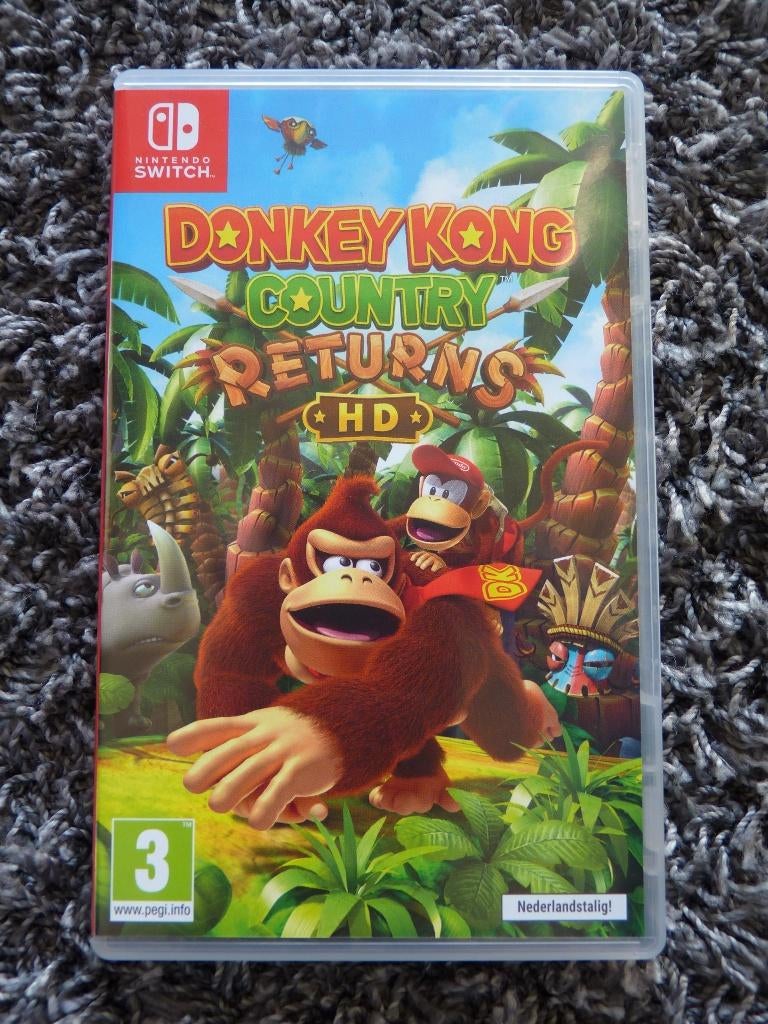 Donkey Kong Country Returns HD Nintendo Switch 1&2, Avontuur en Actie, 2 spelers, Ophalen of Verzenden, Zo goed als nieuw