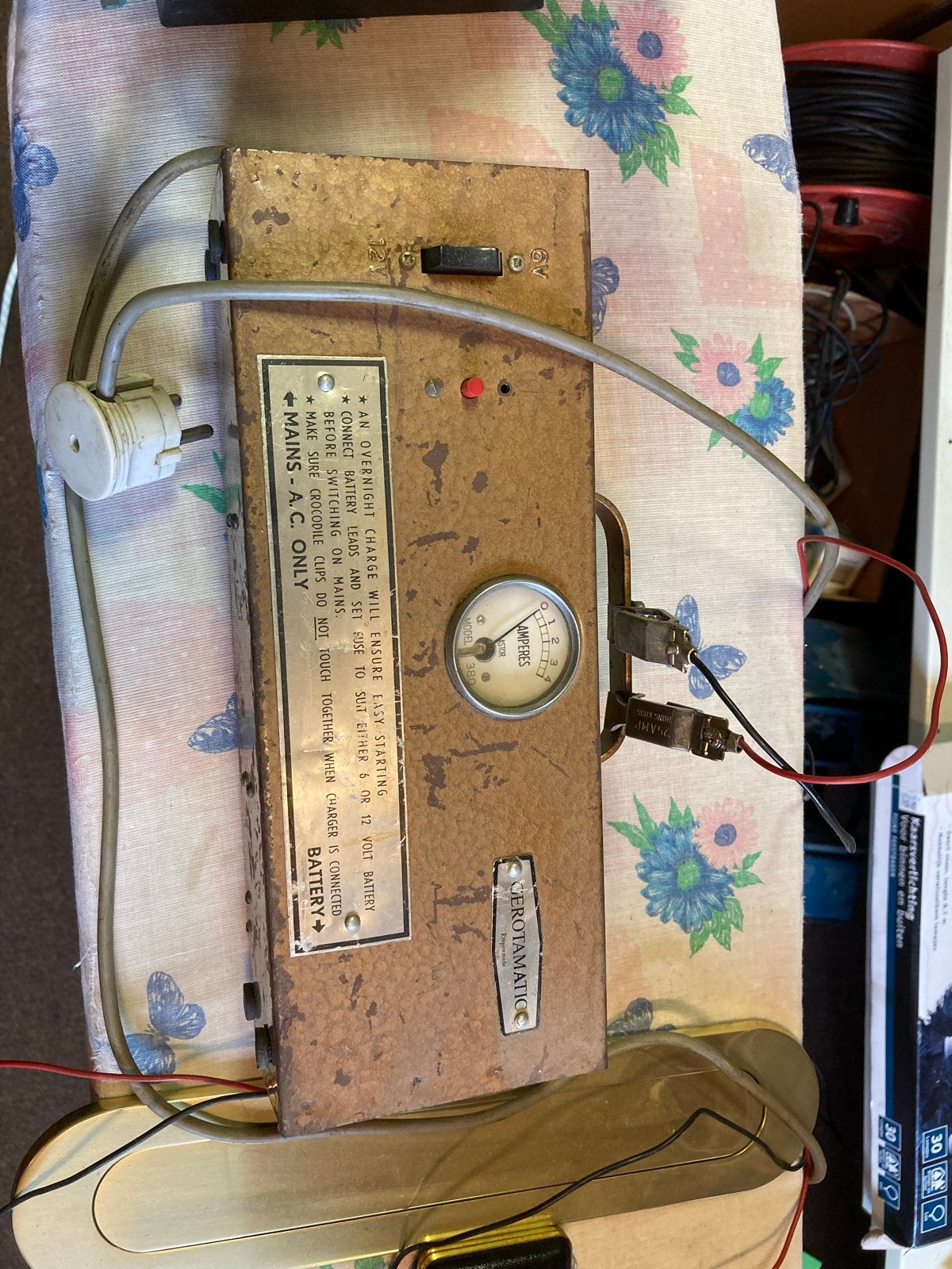 Vintage Jerroldmatic Acculader - Oude Acculader, Ophalen, Gebruikt, Overige automerken