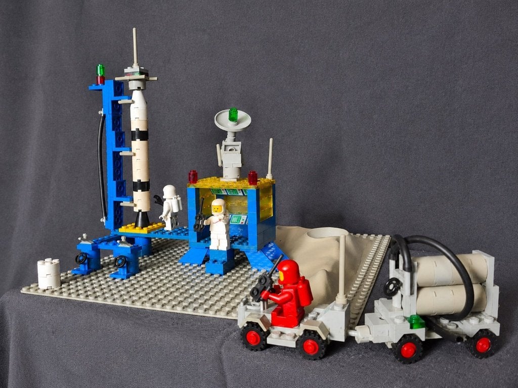 Zeldzaam: Lego 483: Alpha-1 Rocket Base, Gebruikt, Lego, Ophalen of Verzenden, Compleet