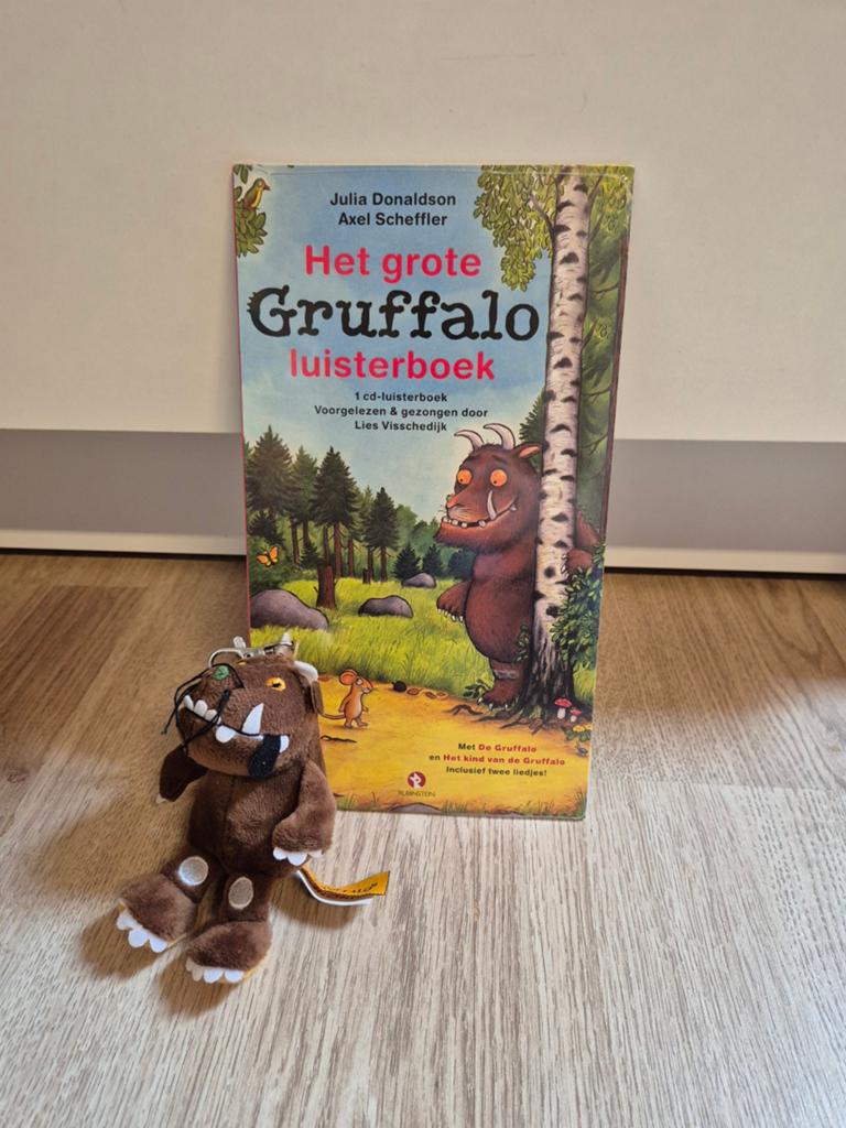 De Gruffalo sleutelhanger knuffeltje met luisterboek, Ophalen of Verzenden
